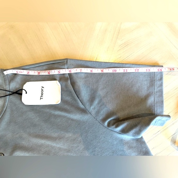 NWT - THEORY Berk Stretch- Pima Cotton Polo Shirt - Men’s Large - Picture 9 of 12